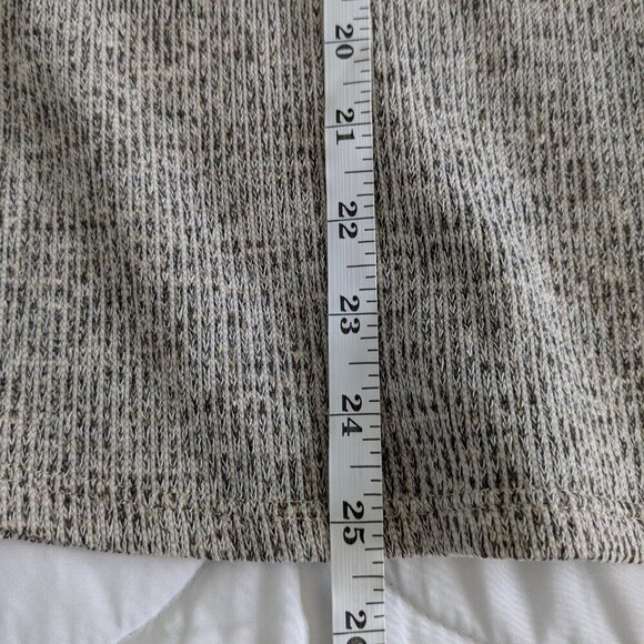 Max Studio Top Size 3X Oat Gray Ruched Sleeve Soft Ribbed Knit Comfy Blouse NWT - Picture 16 of 16